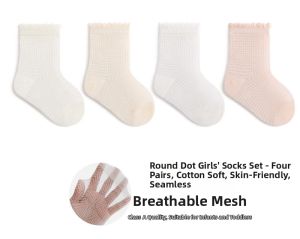 DTHN | Summer Lightweight Breathable Silk Mid-Calf Socks for Babies