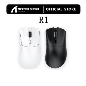 ATTACK SHARK | Original Brand ATTACK SHAR R1 Wireless Mouse Bluetooth Gaming Mouse PAW3311 Sensor 1000Hz Return-rate Tri-mode