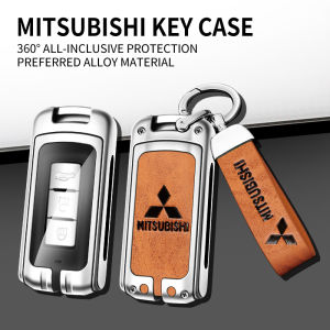 Bao Da Hợp Kim Cho Mitsubishi ASX Triton Pajero Sport Outlander Attrage Mirage Xpander Lancer Adventure Grandis Storm Fuso 2019 2020 2021 2022 Bao Đựng Chìa Khóa Xe Hơi Phụ Kiện Tạo Kiểu Xe Hơi