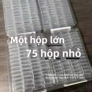 Transparent DIY Storage Box for Nanobeads and Accessories