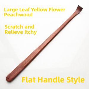 One-Piece Yellow Rosewood Itch Scratcher Purple Light Mahogany Wood Elderly Back Scraper Natural Wood Integrated Design