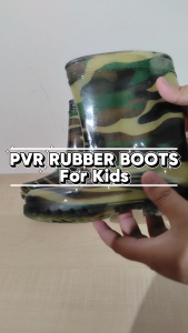Age 2.5-7Yrs Kids Rain Boots Waterproof PVC Rubber Boots Size 26-35 Kasut Hujan Kanak Kanak Non Slip
