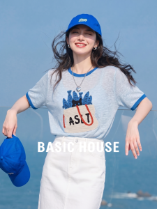 Basic House | Graceful Age-reducing Short Sleeve T-Shirt