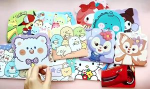 【READY STOCK】Sanrio Family Cute Note Book Note Pad Drawing Gift 三丽家族笔记本 (S65)