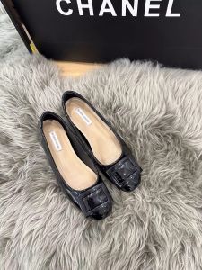 Womens round Toe Flat Heel Shoes Soft Bottom Painted Leather Slip-On Ankle Strap High Heels Comfortable Fashionable Footwear