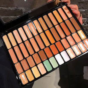 50 สี All In One คอนซีลเลอร์รองพื้นครีม Dark Circles สิวจุดด่างดํา Contour Full Coverage คอนซีลเลอร์ Palette แต่งหน้า