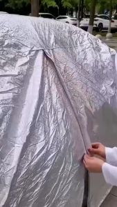 Bạt Phủ Xe Ô Tô 3 Lớp Tráng Nhôm Cao Cấp FORD Ecosport Everest Escape Focus Explorer Ranger Chống Nước Có Khóa Kéo Cánh Cửa Có Phản Quang