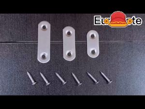 10PCS Stainless Steel Flat Straight Brace Brackets with 20 Screws Perfect for Mending Repair Plates