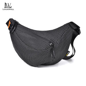 LouisWill Mens Chest Bag Shoulder Bag Large Capacity Shoulder Bag Wear-resistant Cross body Shoulder Pouch Purse Man Shoulder Bag Leisure Shoulder Bag