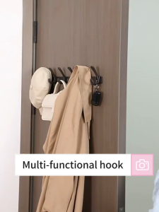 MEIDOO Non-drilling wall-mounted door hooks Suitable for hanging clothes in the kitchen and toilet.
