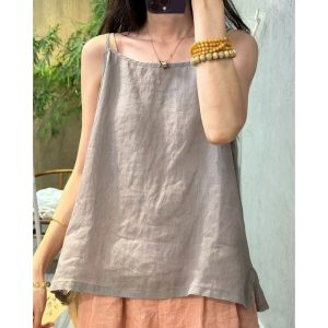 QIAOCHENXIAN | Summer Light Pure Cotton Tank Top