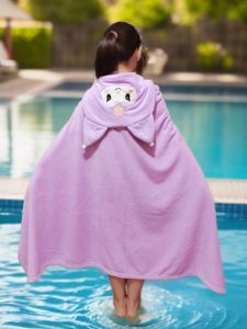 Coralline Fleece Bathrobe Childrens Bath Towel Coat Boys Girls Absorbent Winter Bathrobe for Men And Women Home Use
