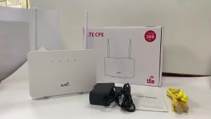 EU Plug CPE106-E 4G LTE Modem Router 300Mbps Wireless 4G Routers External Antenna Modems With Sim Card Slot For Home Travel Work