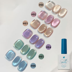 1-6PCS Romantic Bobo Series Cat Eye Gel Nail Polish 2025 Popular Whitening Gentle High Density Glass Beads Nail Art Supplies