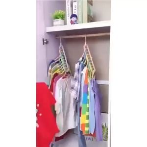 Gantungan Baju Ajaib dengan 9 Lubang untuk Magic Hanger