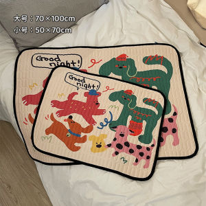 แผ่นรองประจำเดือน นักเรียนหญิง ประจำเดือน แผ่นรองซักได้แบบพิเศษ กันน้ำ ซักด้วยเครื่องซักผ้าได้ กันลื่น แผ่น สำหรับใช้ในหอพัก