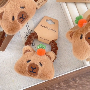 Jepit Rambut Lucu Karakter Capybara Jepitan Jedai Hairclip Karakter Kartun Korea