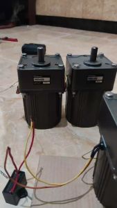 AC Dinamo Motor Gearbox PANASONIC 40W 220V Ratio 1:9 SpeedOutput 170Rpm Induction Motor