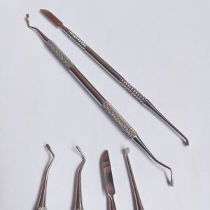 Almagam filling dental lengkap lecron lekron stainless mengkilat 17 cm