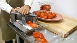 Commercial Vegetable Slicer Soft Fruit Cutter Aluminum Alloy Tomato Slicer