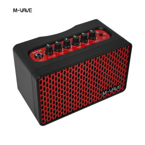 M-VAVE SP100 Đàn Guitar/Bass Mini Màu Đen Có 9 Mẫu Amp 16 Hiệu Ứng Bluetooth Điều Khiển Bằng Cảm Ứng Pin Sạc Thời Gian Sử Dụng 8 Giờ