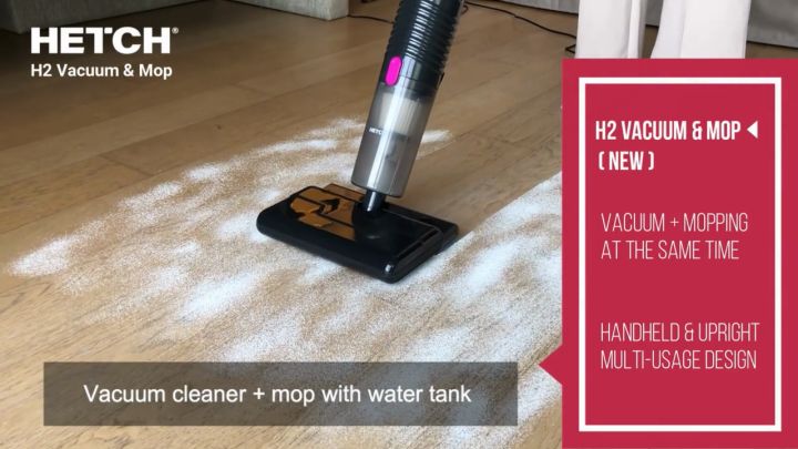HETCH H2 Handheld Vacuum Cleaner & Mop HVC-1413-HC