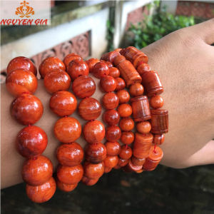 Vòng tay nam nữ phong thủy gỗ huyết long (huyết rồng) mang lại may mắn bình an