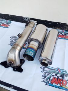 downpipe honda Civic fd 1 // Muffler exhaust part racing