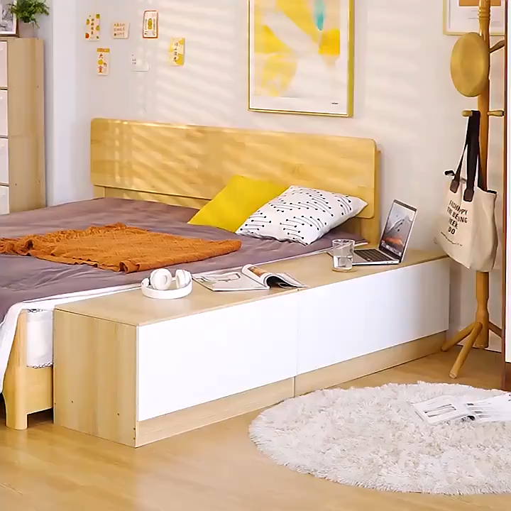 【Aotiled】🔥ตู้ด้านข้างหน้าต่าง ตู้ยาว ตู้เก็บของห้องนอน ตู้เก็บข้อมูลมัลติฟังก์ชั่น ประตูตู้เปิดขึ้น ยาว 80/100 ซม