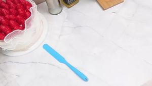 Bộ 1/4 Dụng Cụ Làm Bánh Đa Năng Bằng Silicon Cán Dài Gồm Dao Gạt Bột Dao Gạt Bơ Thân Thiện Với Môi Trường Kèm Lưỡi Dao Thay Thế