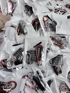 Car Keychain Anti-lost Phone Number Plate Car Motorcycle Keychain Pendant Keyring Key Chain