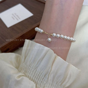 Starfish Collection Pearl Bracelet Womens Ultra Fine Luxury Versatile Bracelets New 2025 Fashion Jewelry Accessories