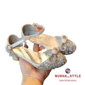 READY STOCK 🇲🇾 GIRLS SHOES / CHILDREN PRINCESS SHOES / KASUT PRINCESS / HEELS SHOES / KASUT TUMIT BUDAK