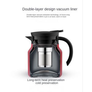 Ấm pha trà giữ nhiệt có lõi lọc trà chất liệu inox cao cấp dung tích 800 - 1000ml ấm nước giữ nhiệt liên tục đến 12h