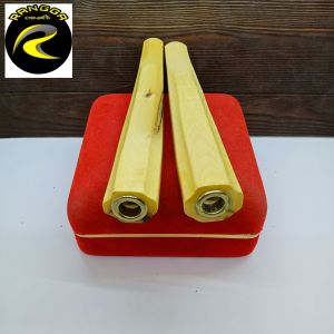 once pipa sedotan kayu kemuning gading model belimbing segi 8 M14