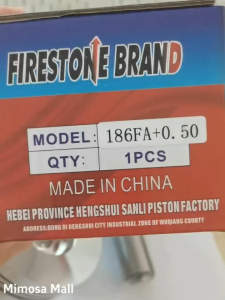 Mimosa Yamaha Kingstone Yamada 186Fa 0.5 Aircooled Diesel Engine Piston Assembly for 10HP 12HP Models Yamma Kingstone Yamada Yamasaki Toptek Okuda