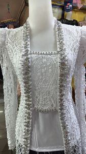 Kebaya Akad Nikah Terbaru Putih Neng Lina Kebaya