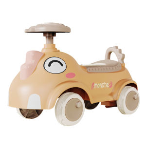 รถหัดเดินแท็กซี่เด็กสมดุลรถ1-3ขวบแบบเลื่อนได้ช่วยวอล์คเกอร์4ล้อกันลื่นโดยขายส่ง