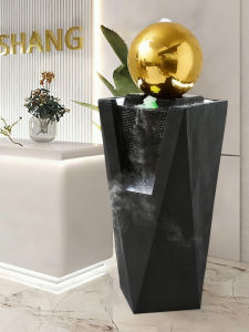 Modern Minimalist Luxury Prosperity Flow Water Fountain