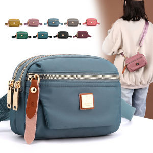 【Colorful Fox】Casual nylon shoulder sling mini bag for girl waterproof crossbody bag 9color to choose