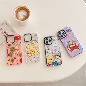 Cartoon Lovely Winnie the Pooh Tiger Piglet Mobile Phone Case For iPhone 16 Pro Max 15 Pro Max 14 Pro Max Plus Soft Phone Back Cover for iPhone 11 12 13 Pro Max XR XS Max 7 8 Plus Back Shell