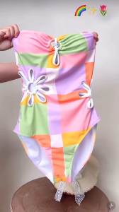 LALUNA SWIM ชุดว่ายน้ำบอดี้สูท ชุดว่ายน้ำหญิง ชุดว่ายน้ำแซ่บ ไซส์ M-XL | น้ำหนัก 40-65 กก. BK-142