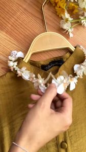 TULUS SIGNATURE / Mahija Dress Wanita Muslim Linen Cringkle Motif Polos