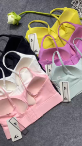 Áo Bra 2 dây NAQI 471 mút đúc  chống sốc Áo tập yoga gym cạp dày giữ nâng V1 tốt