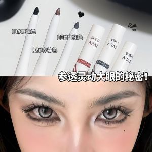Long-Lasting Waterproof Sweatproof Automatic Rotating Eyeliner Pen for Beginners Female Students Beauty Decoration Tools