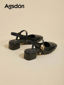 Agsdon | Summer Style Black Mary Jane Sandals