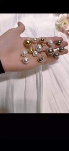 ✅100% Original UME Brooch Pearl Looper Fashion Double-Headed Waist Pin Pants Buckle Cardigan Pin