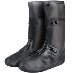 Waterproof Thickened High-Tube Silicone Shoe Covers Anti-Slip Wear-Resistant Rain Boot Covers for Men And Women for Rainy Days