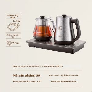 Kamjove | Bình Nước Đun Sôi và Tự Đổ Tự Động Titanium