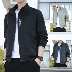 Casual Mens Jacket Outerwear Outdoor Collar 2025 New Style Spring Autumn Pilot Windbreaker Mens Standard Fit Zipper Closure Polyester/Nylon Composite Fiber
